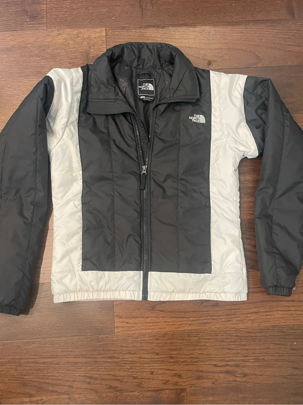 The North Face Women’s  Black & Cream Insulated Bomber Style Jacket
